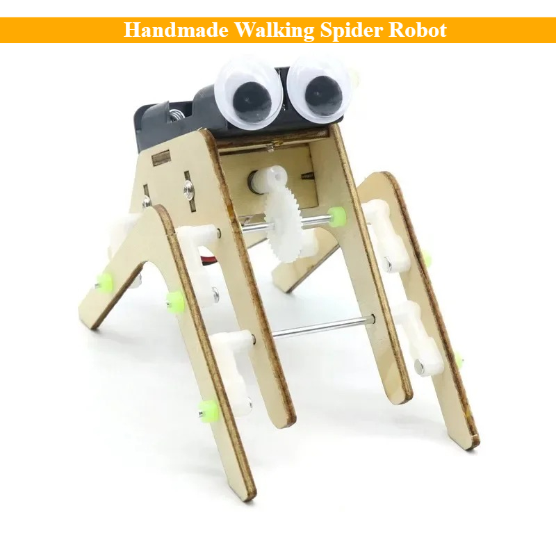 Science Project Robot - Imagination DIY Handmade Walking Spider Robot