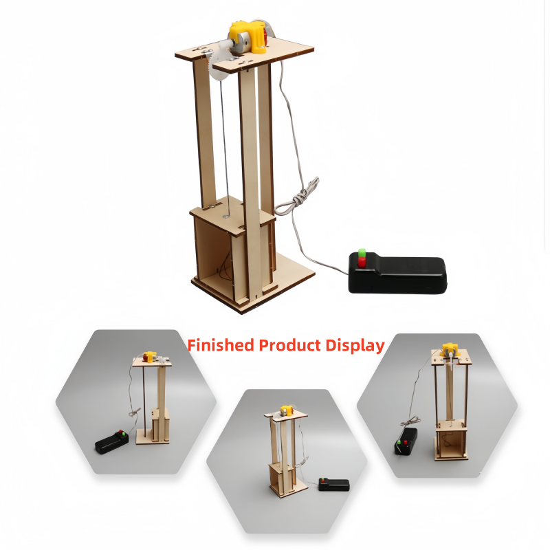 Science Project - DIY Electric Remote Control Lift Elevator