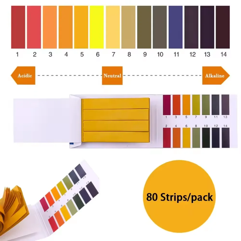 80 Strips/pack PH Test Strips  - Water Testing Kit ulasan dan harga