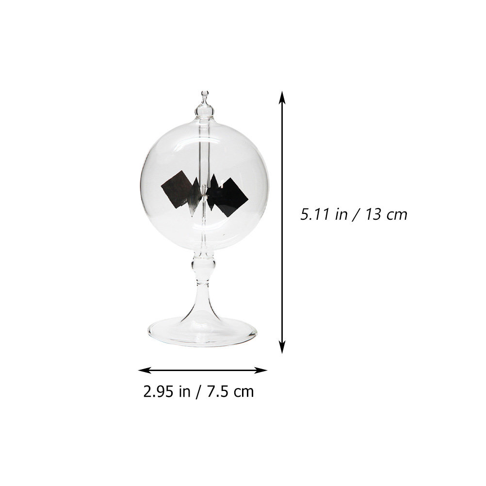 1Pcs Clear Glass Crookes Radio - Science And Invention ulasan dan harga