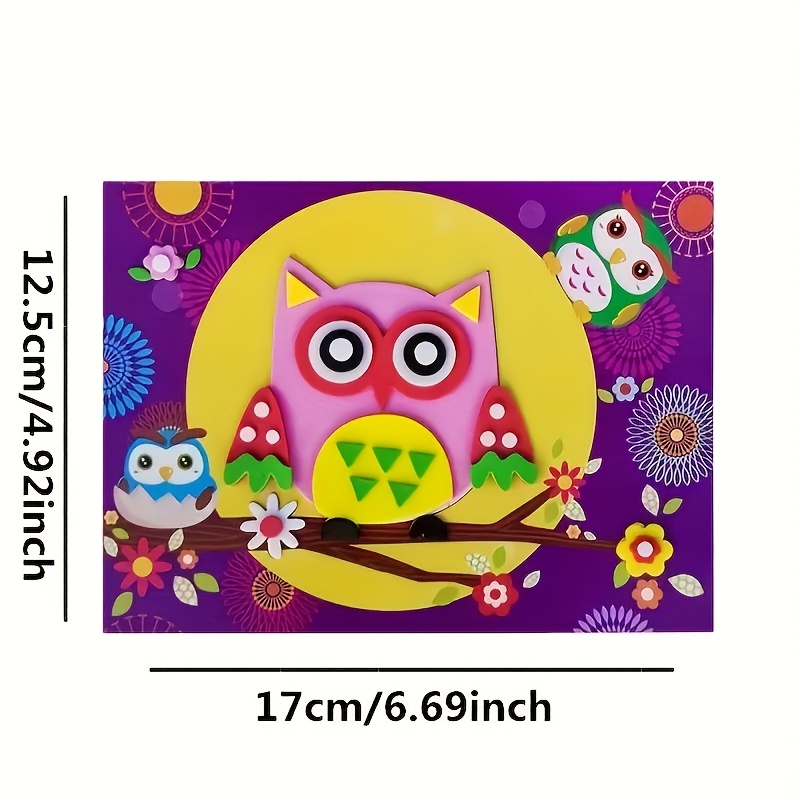 Children's 3D Stickers, 10 Ran - Science Project ulasan dan harga