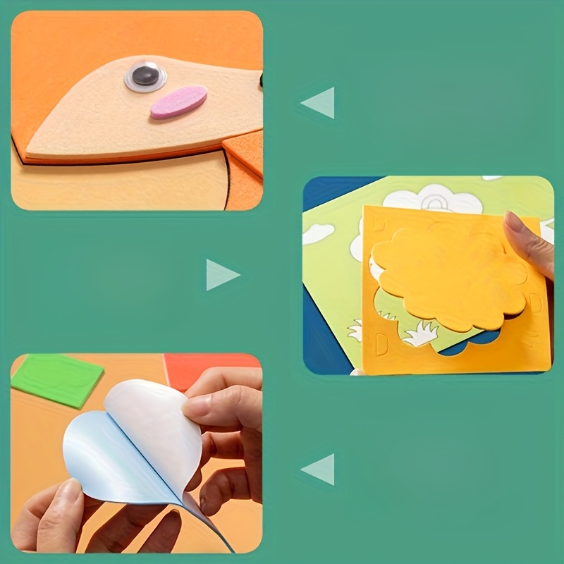 Children's 3D Stickers, 10 Ran - Science Project ulasan dan harga