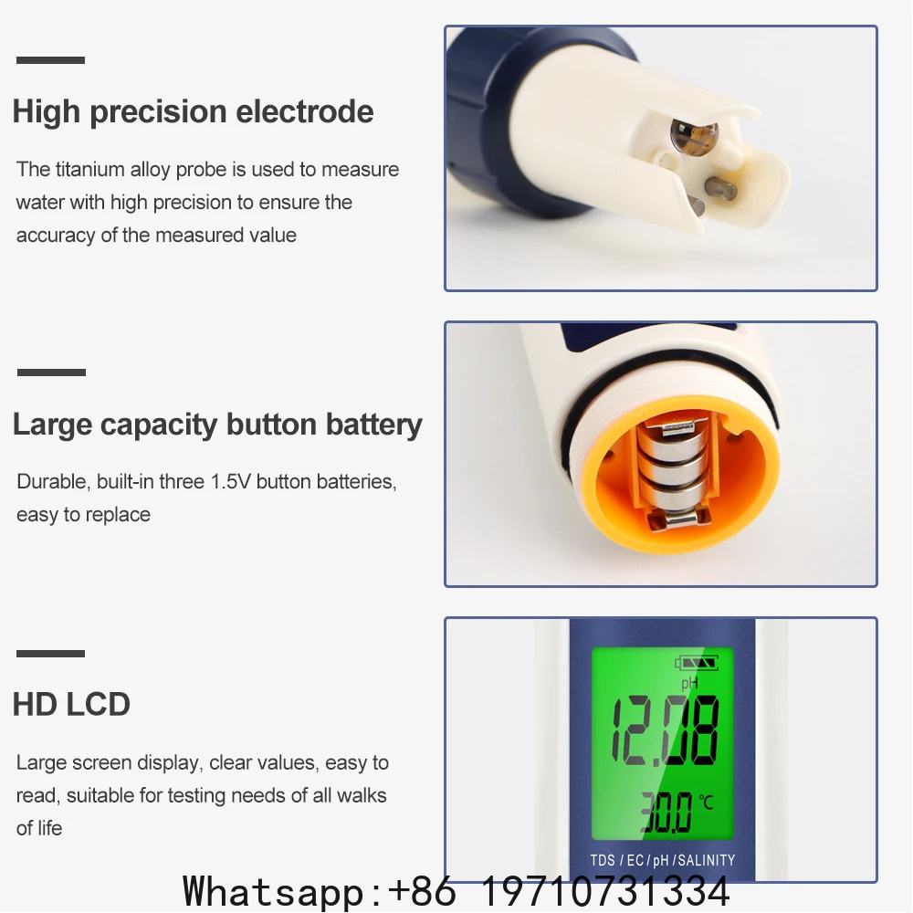5 In 1 Digital PH Meter TDS EC - Water Testing Kit ulasan dan harga