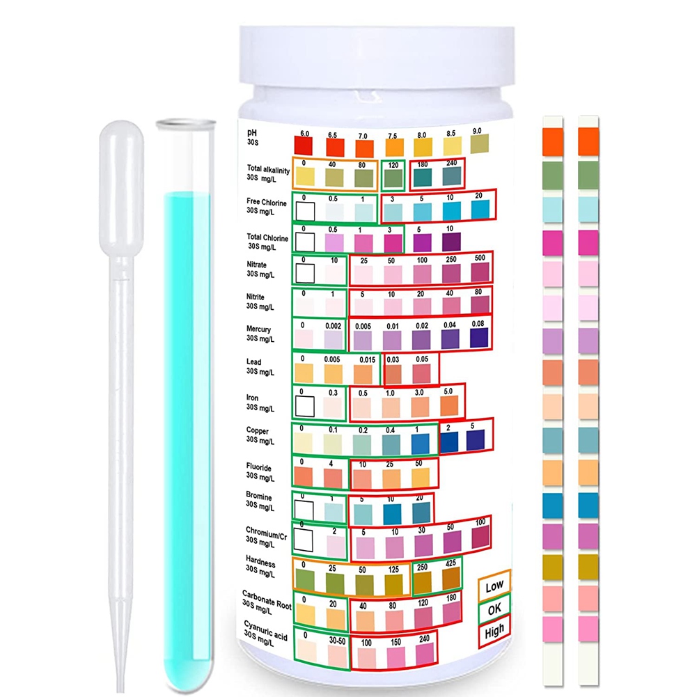 Water Testing Strips for Drink - Water Testing Kit ulasan dan harga