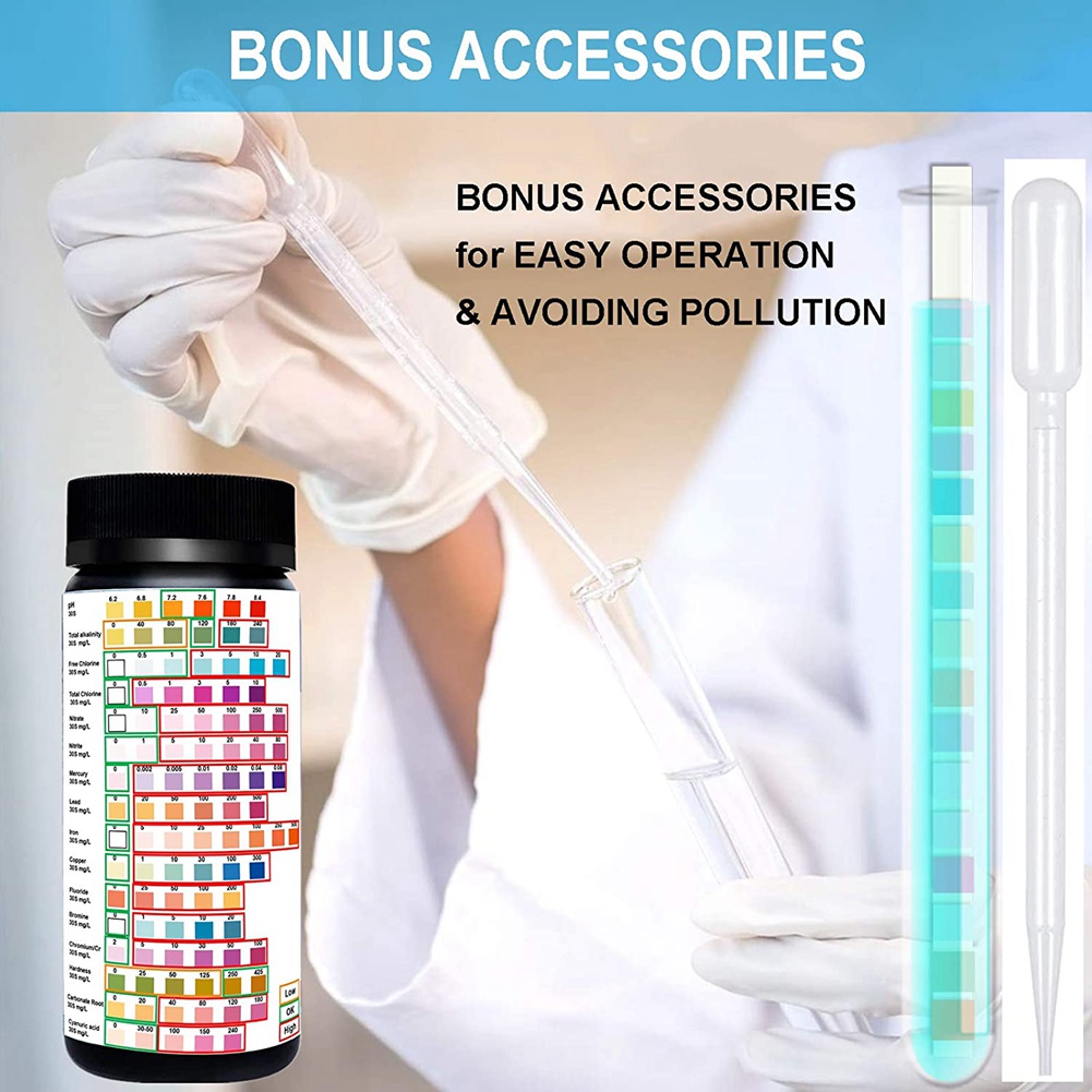 Water Testing Strips for Drink - Water Testing Kit ulasan dan harga