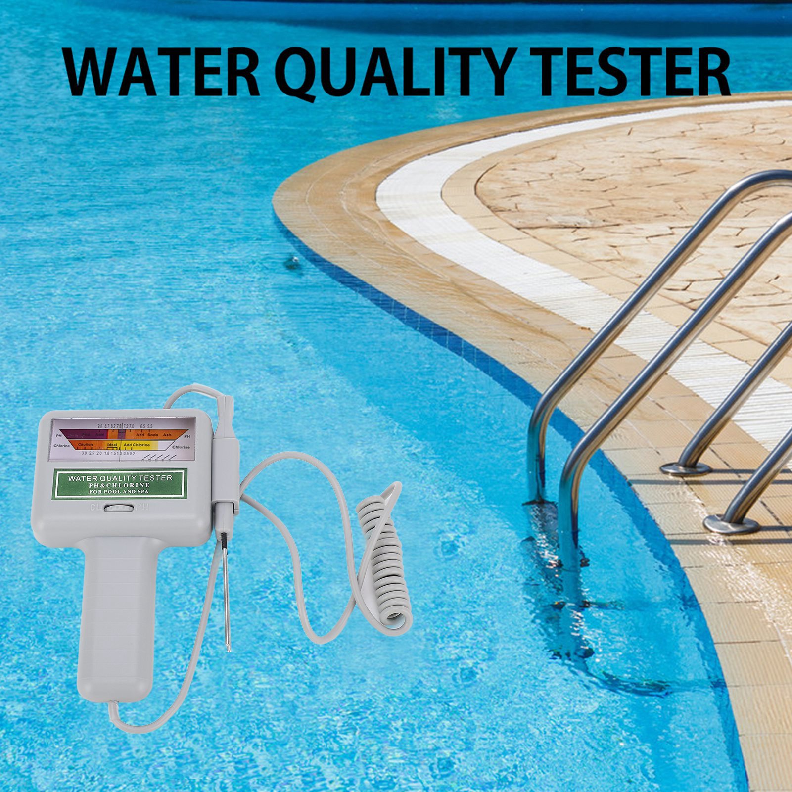 Digital Pool Water Tester pH C - Water Testing Kit ulasan dan harga