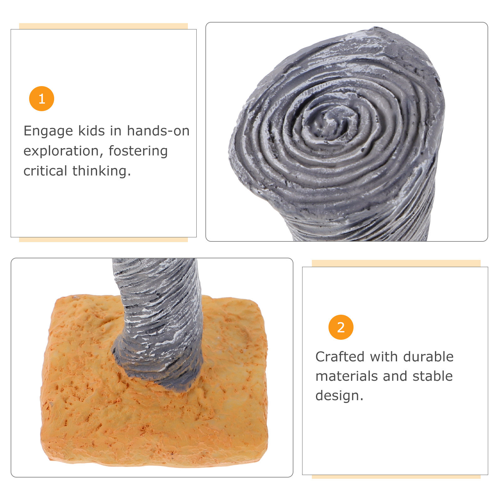 2Pcs Natural Disaster Educatio - Volcano Kit Eruption ulasan dan harga