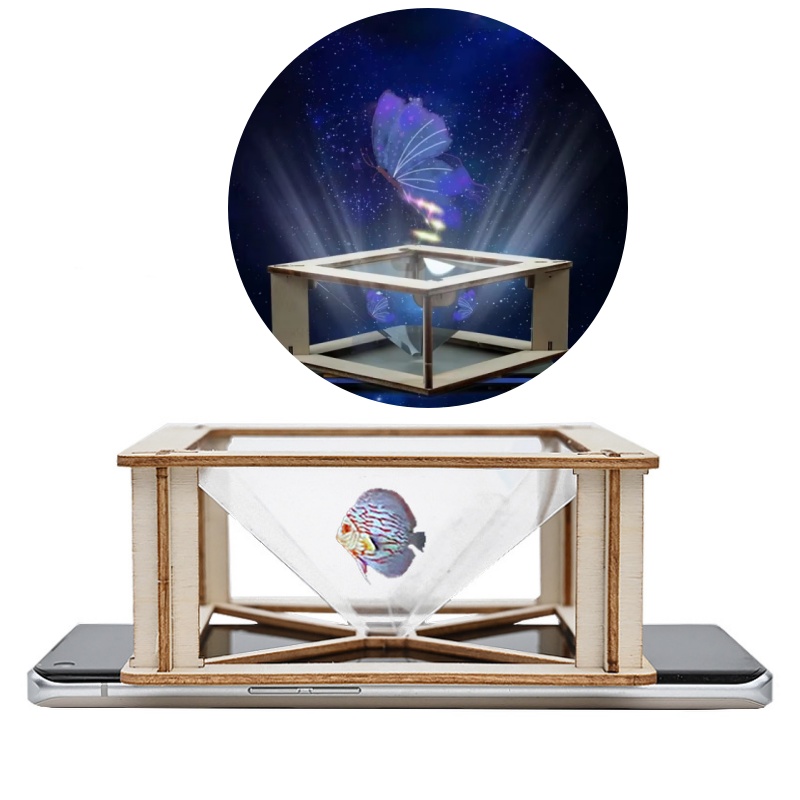 DIY 3D Holographic Projector K - Science Kit ulasan dan harga