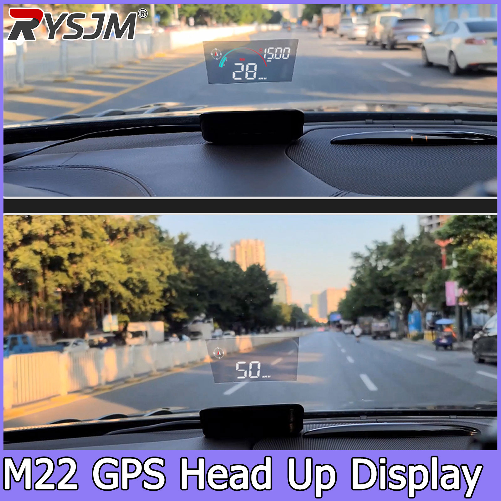 Windshield Projector M22 GPS S - Anemometer Wind Speed ulasan dan harga