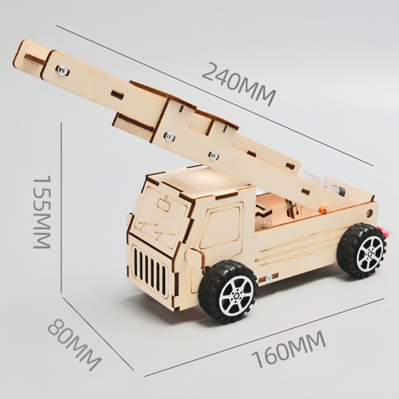 DIY Wood Ladder Fire Truck Mod - Science Project Diy ulasan dan harga