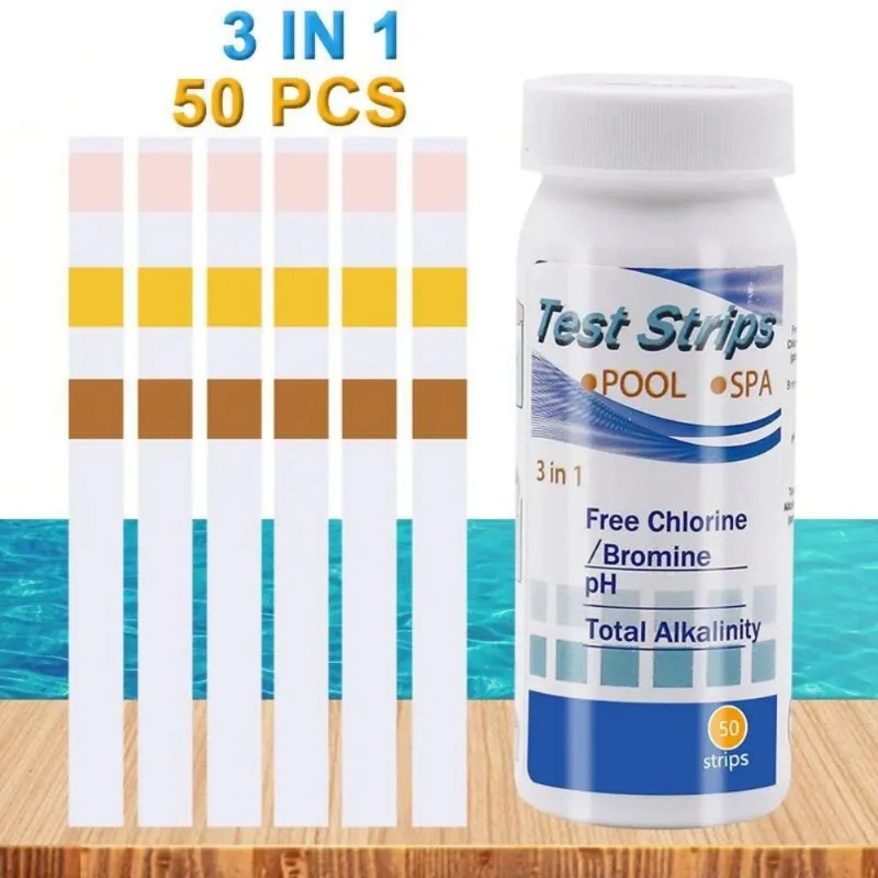 Chlorine PH Test Strips SPA Sw - Water Testing Kit ulasan dan harga