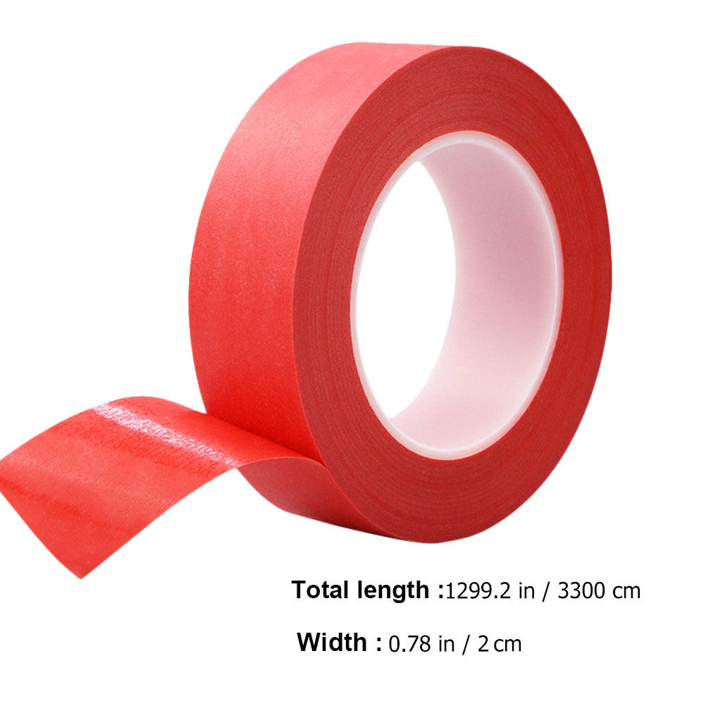 3 Red Masking Tape High Temper - Science Project Diy ulasan dan harga