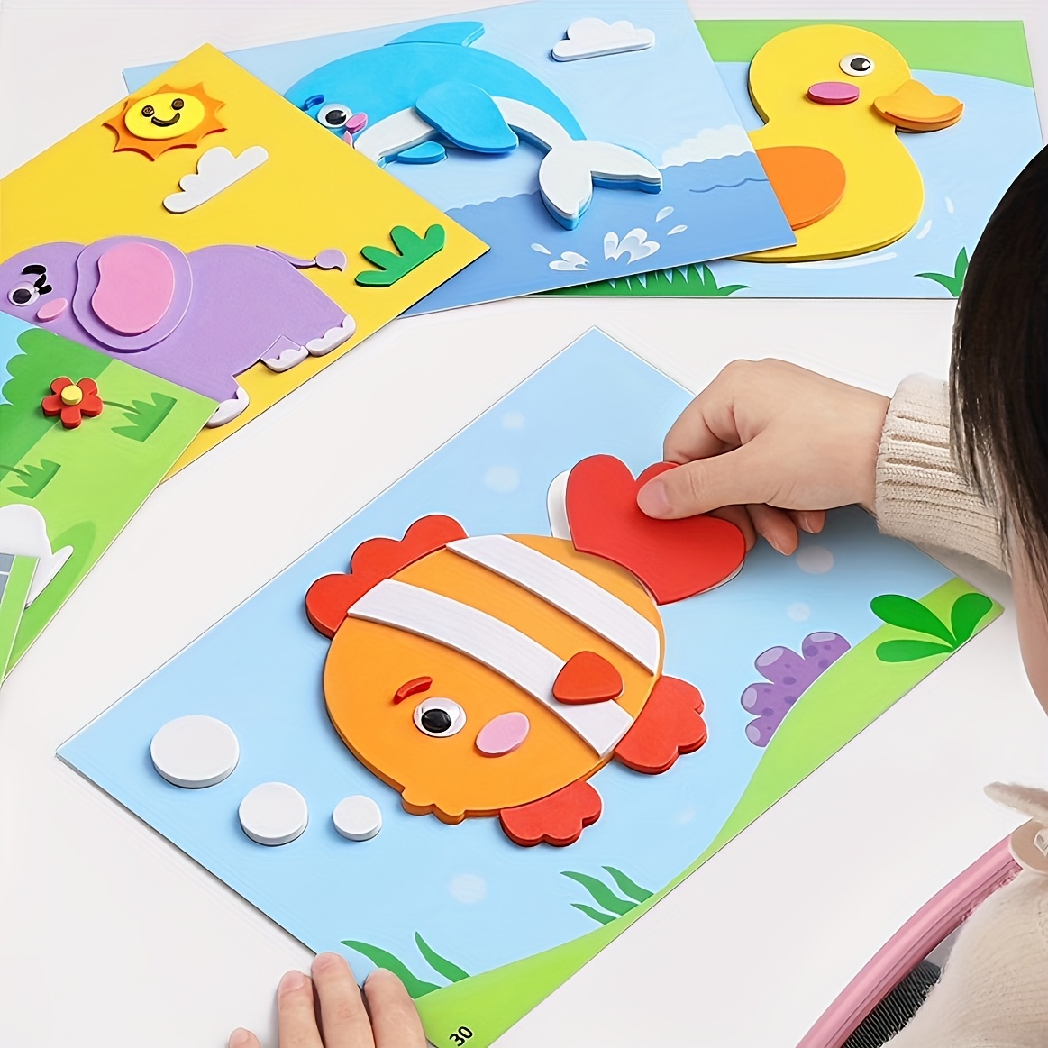 3D Stickers for Kids, Disposab - Science Project ulasan dan harga